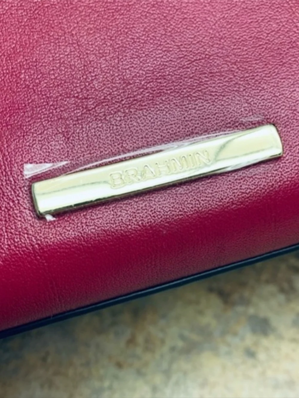 Brahmin Spacious Raspberry Leather Bag - Picture 4 of 14